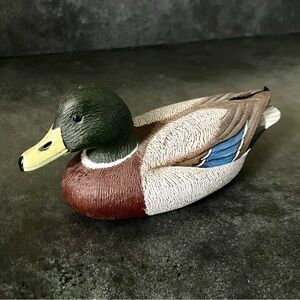 Parker Handcrafted Duck Decoy 1979 - Multicolor